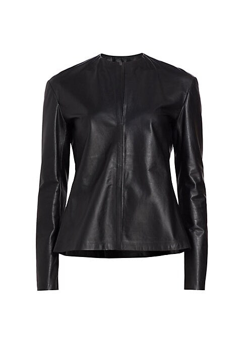 Chic Italian Leather Jacket