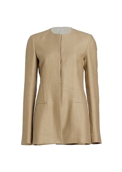 Silk-Lined Linen Jacket