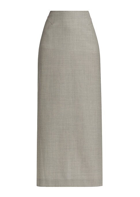 Silken Wool Elegance Skirt