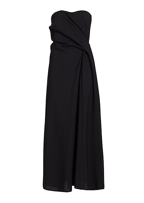 Chic Pleated A-Line Gown