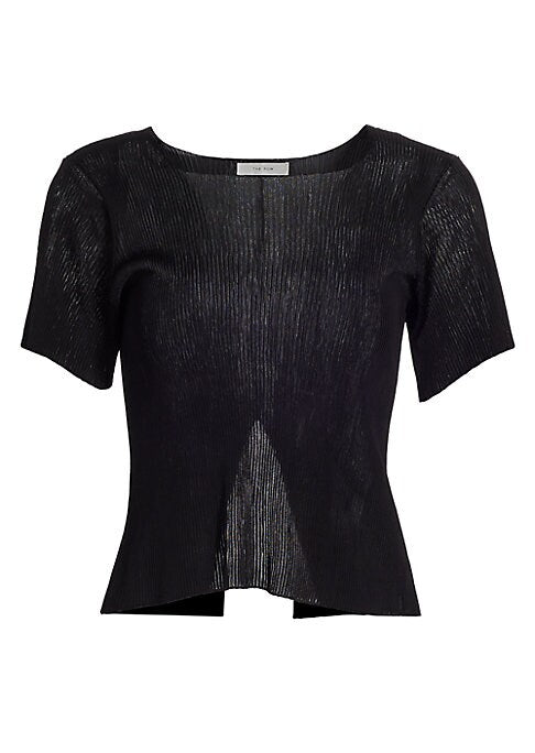 Elegant Slit Knit Top