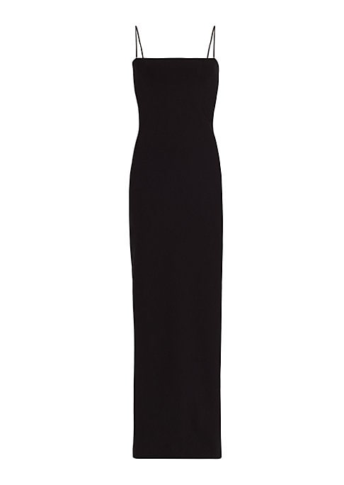 Sleek Spaghetti Strap Gown