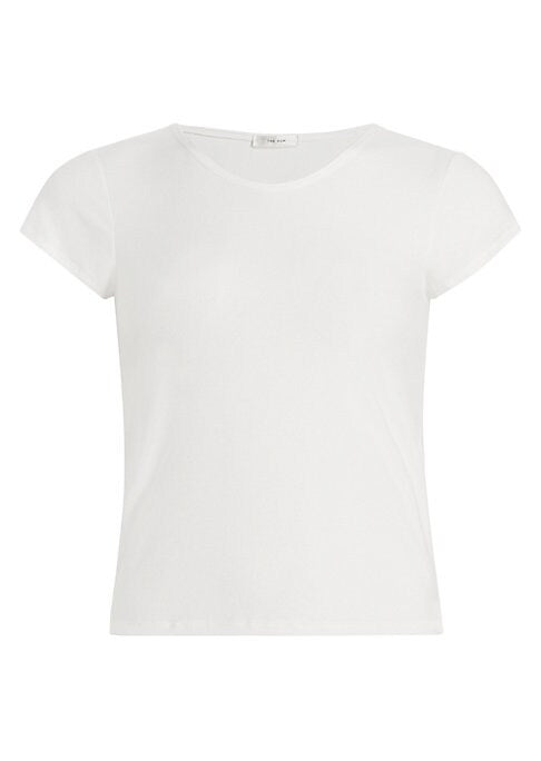 Elegant V-Neck Rib Top