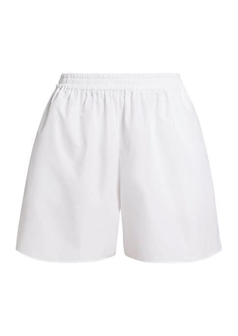 Cotton High-Rise Shorts