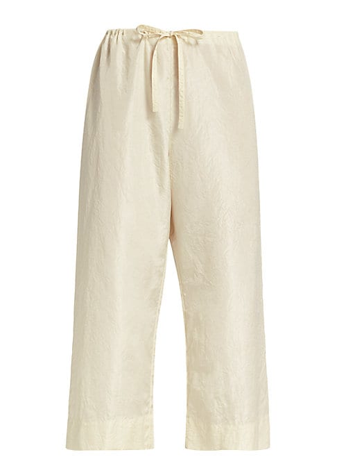 Silken Wide-Leg Trousers