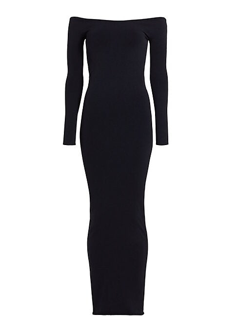 Chic Knit Off-Shoulder Dress