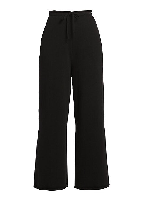 Casual Flare Drawstring Trousers