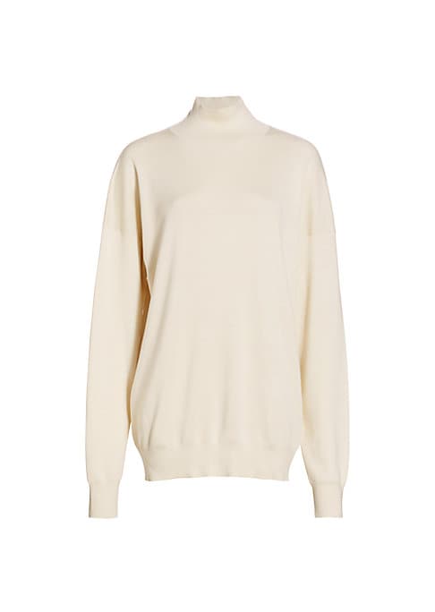 Silk Blend Oversized Sweater