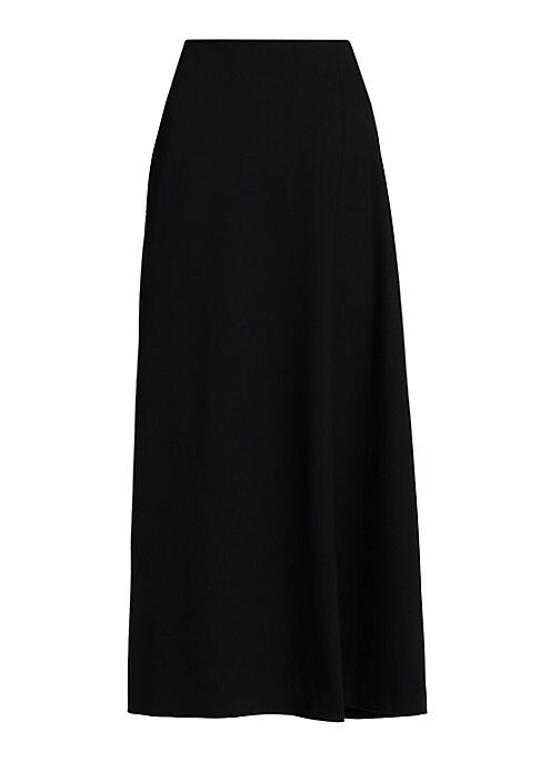 Elegant Silk A-Line Skirt