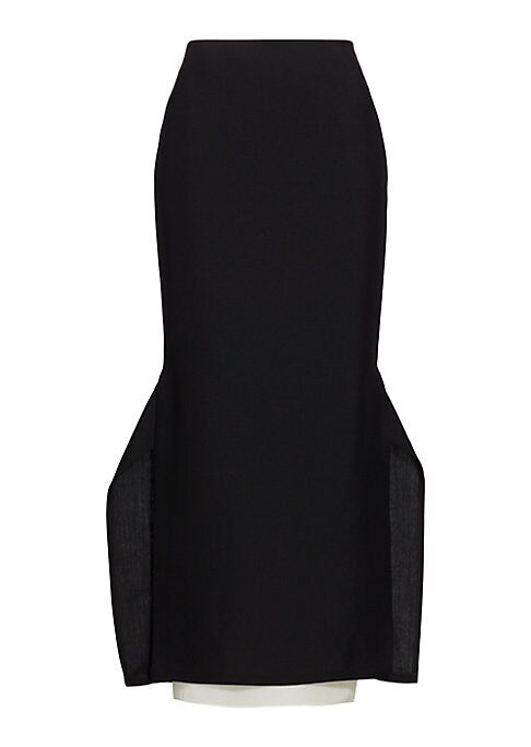 Structured Split Hem Midi