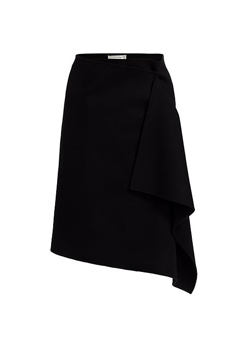 Chic Cashmere Asymmetric Skirt