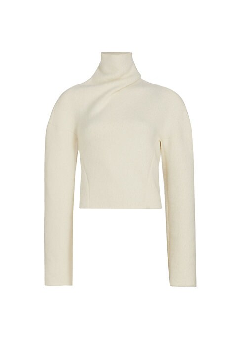 Twisted Turtleneck Elegance