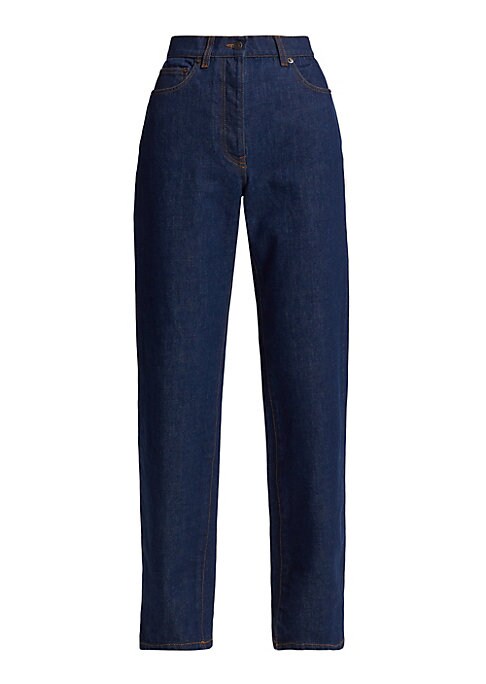 Tapered Luxe Cotton Jeans