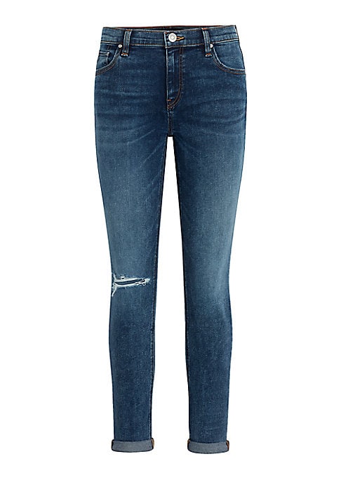 Chic Distressed Crop Jeans