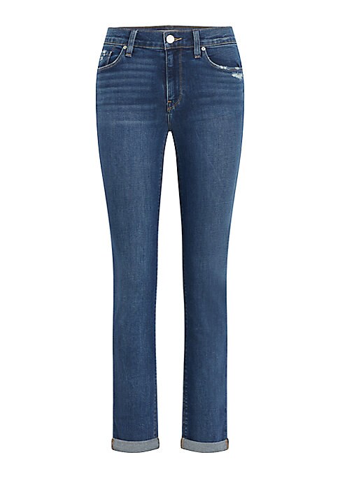 Chic Distressed Ankle Jeans