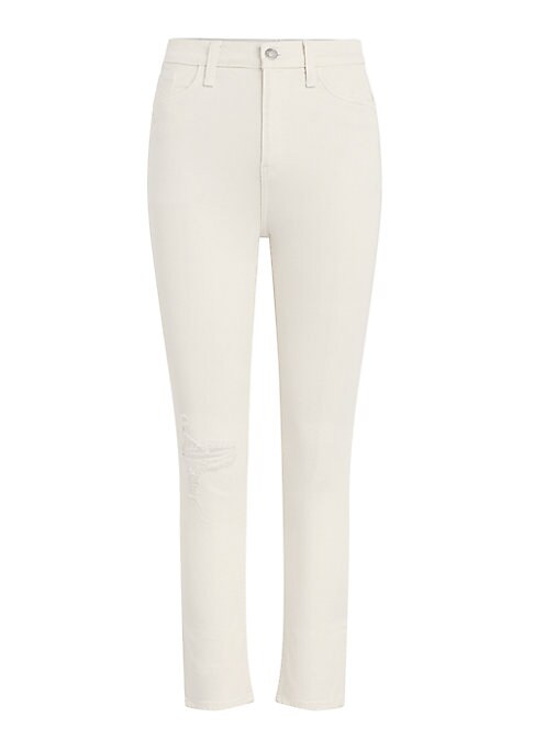 Chic Distressed Crop Jeans