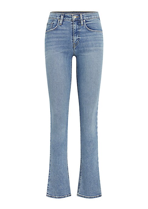 Chic High-Waisted Boot-Cut Jeans