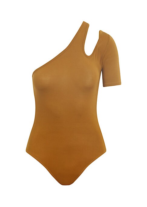 Edgy One-Shoulder Bodysuit