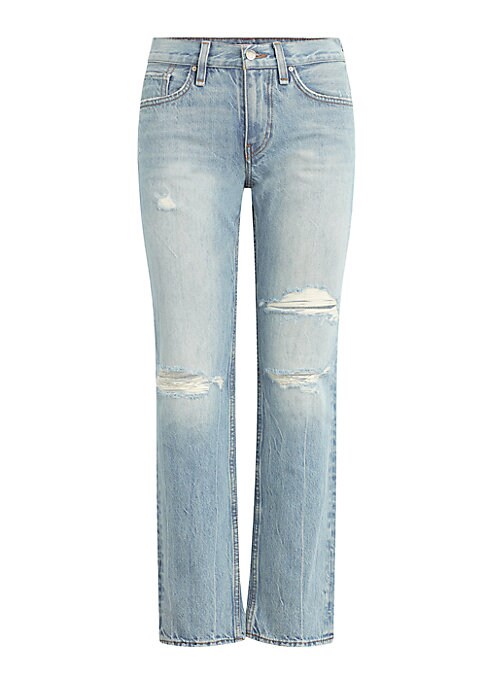 Destructed Low-Rise Jeans