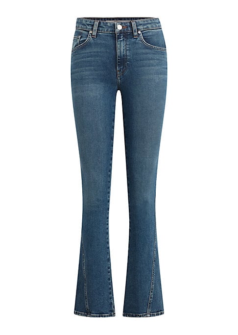 Chic High-Waist Flare Jeans