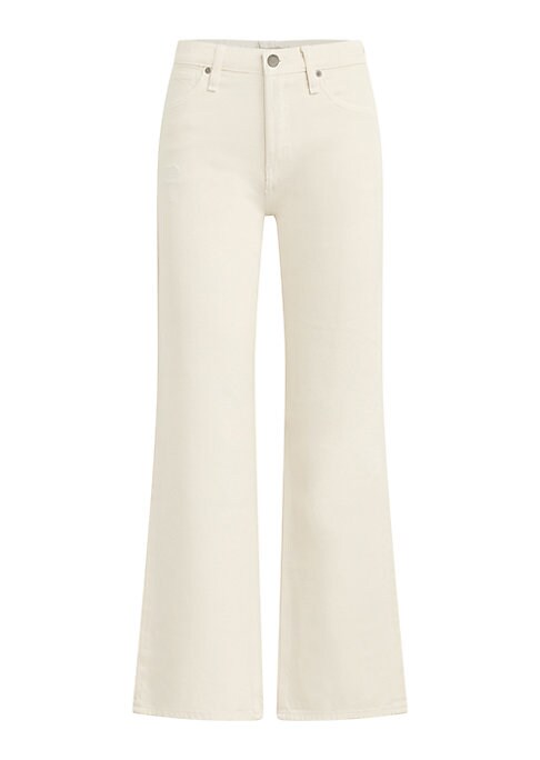 Retro High-Waist Crop Jeans