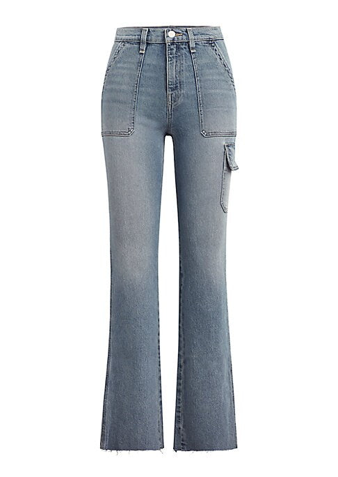High-Rise Bootcut Denim