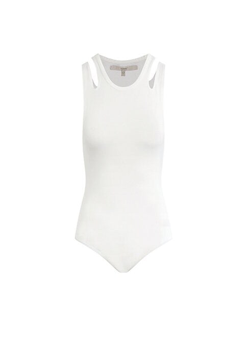 Slit Shoulder Bodysuit