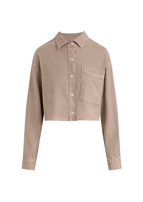 Luxe Linen Crop Top