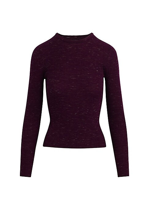 Keyhole Ribbed Pullover