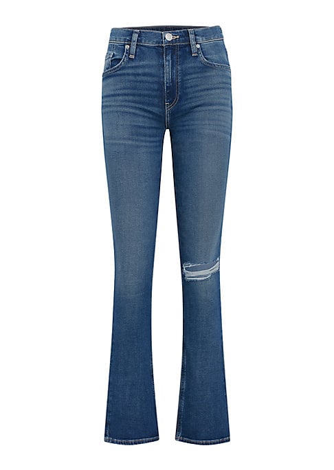 Distressed High-Rise Bootcuts