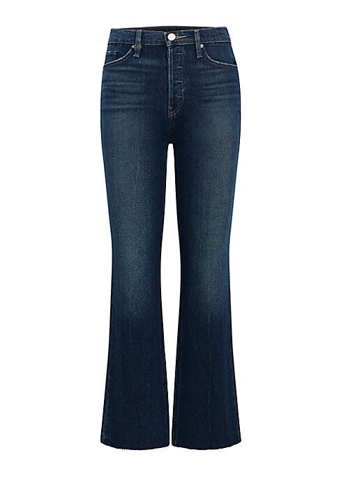 Cropped Boot-Cut Denim