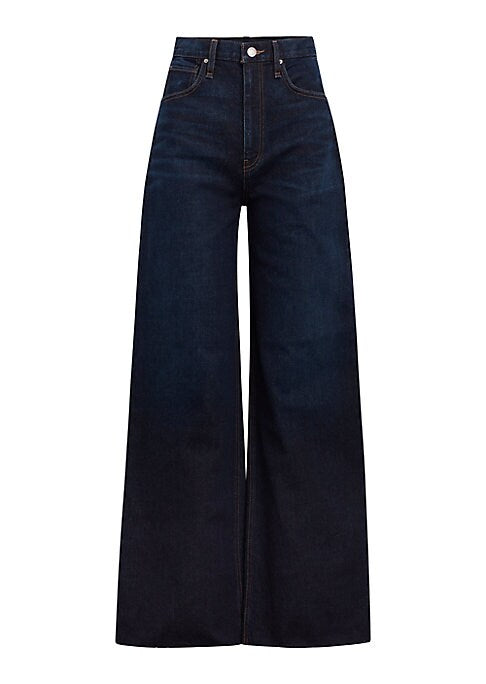 Wide-Leg High-Rise Denim