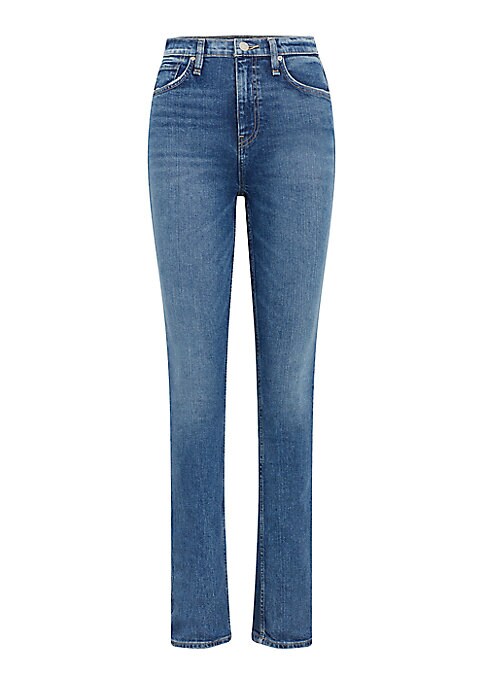 Ripped Stretch Cigarette Jeans