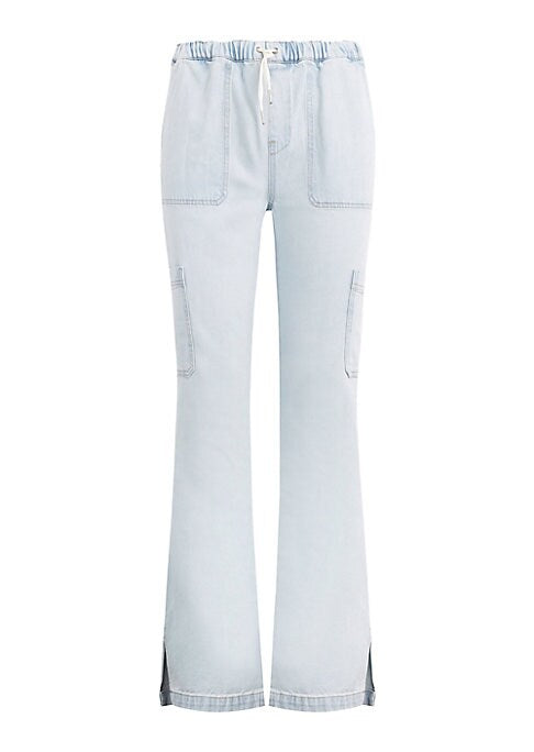 Cargo Drawstring Denim