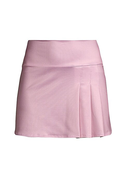 Pleated Berry Tennis Skort