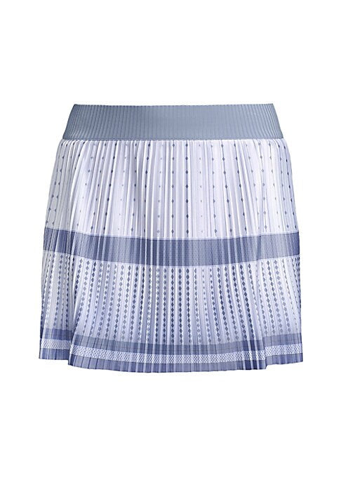 Geometric Pleat Active Skirt