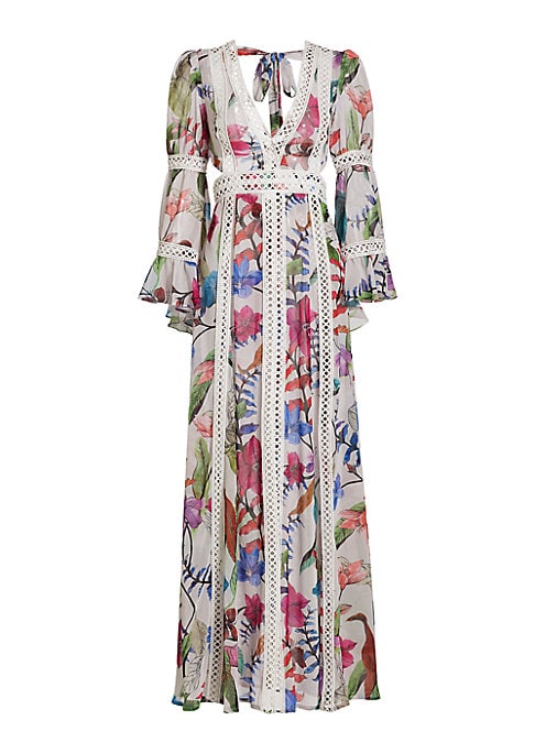Floral Sheer Maxi Dress