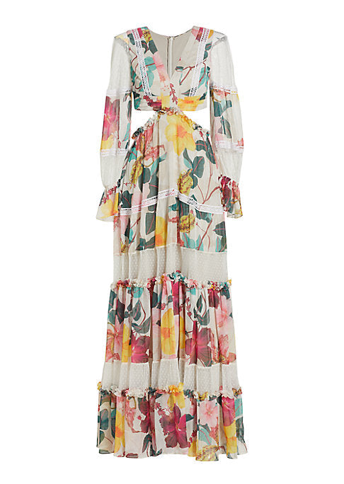 Floral Lace Maxi Dress