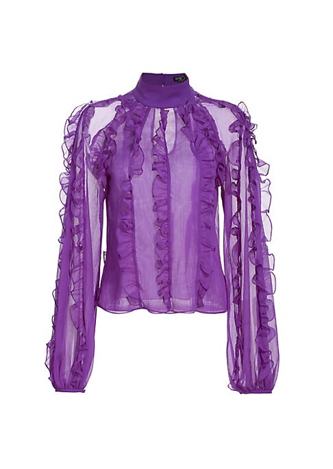 Puffed Ruffle Blouse