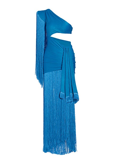 Fringe Elegance Maxi Dress