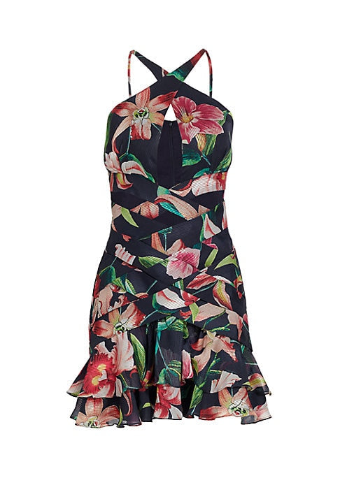Lilies Satin Halter Dress