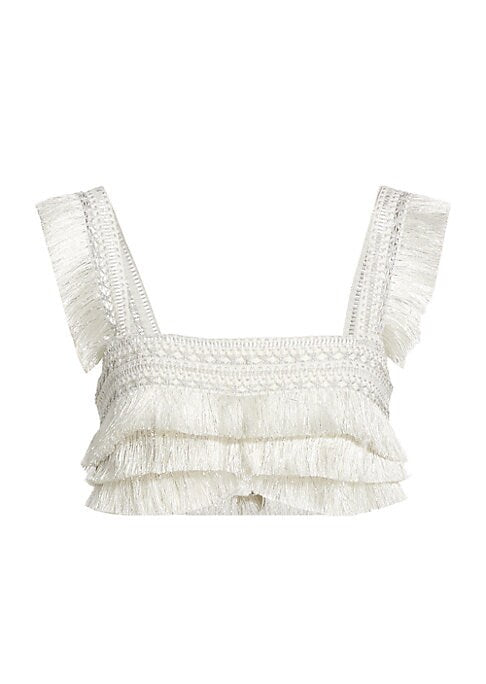 Metallic Flutter Top