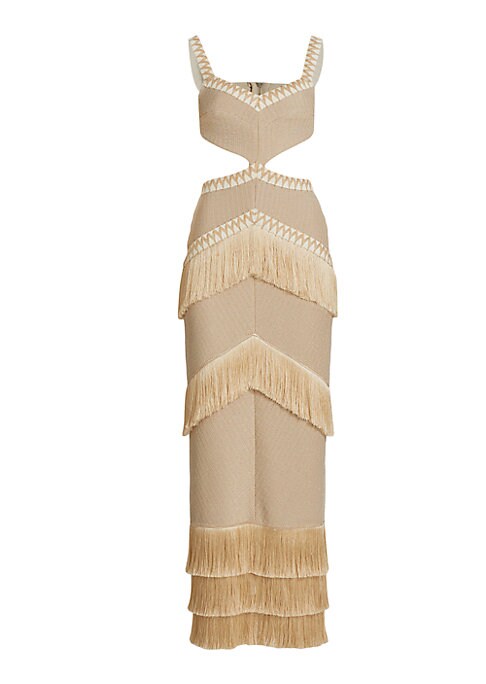Fringe Luxe Maxi Dress