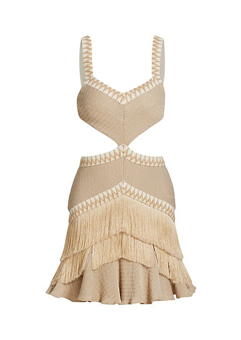Fringe Chic Cut-Out Dress