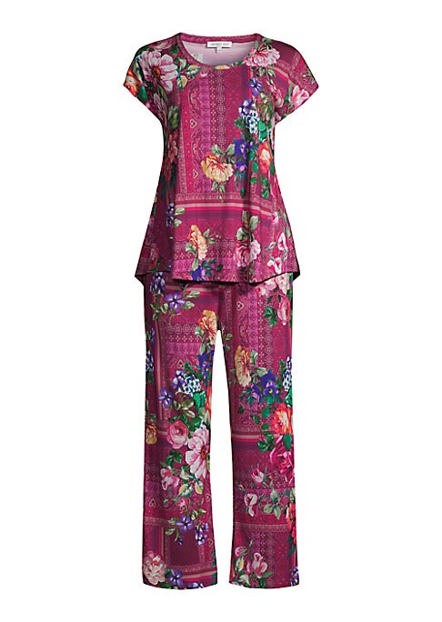 Floral Cotton PJs Set