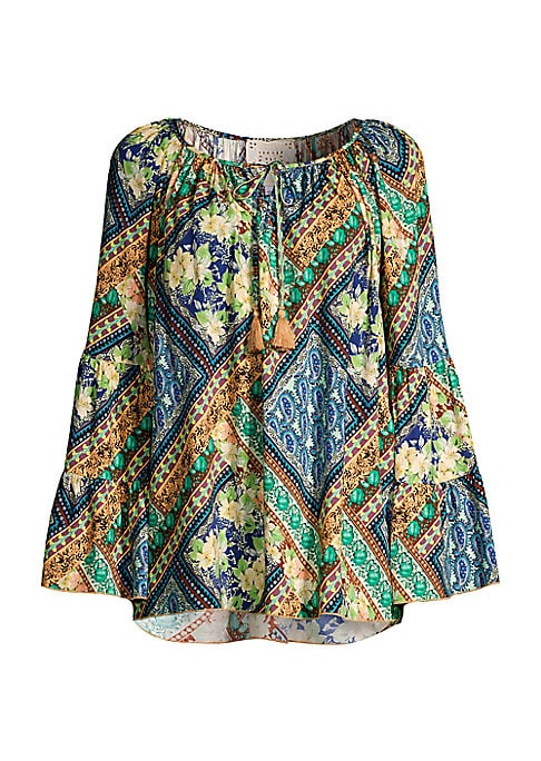 Artful Print Blouse