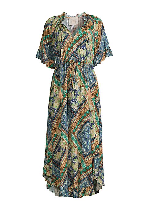 Tassel Flutter Midi Dress