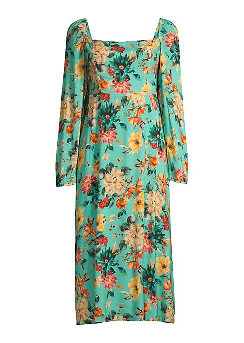 Floral Charm Midi Dress