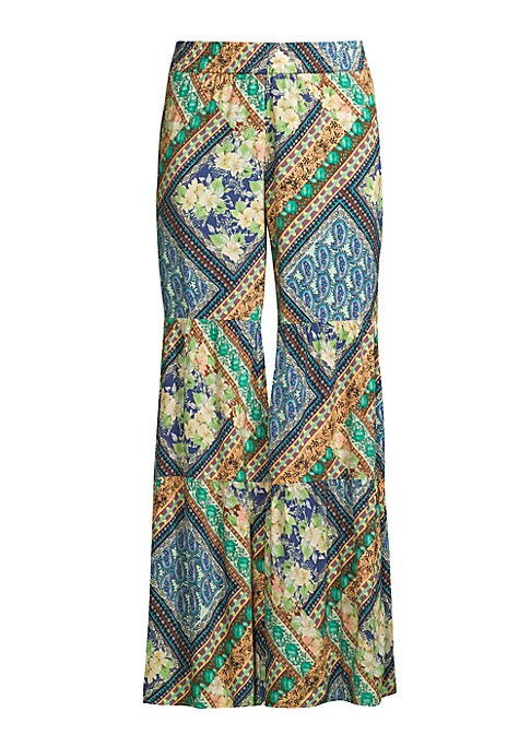 Paisley Layered Trousers