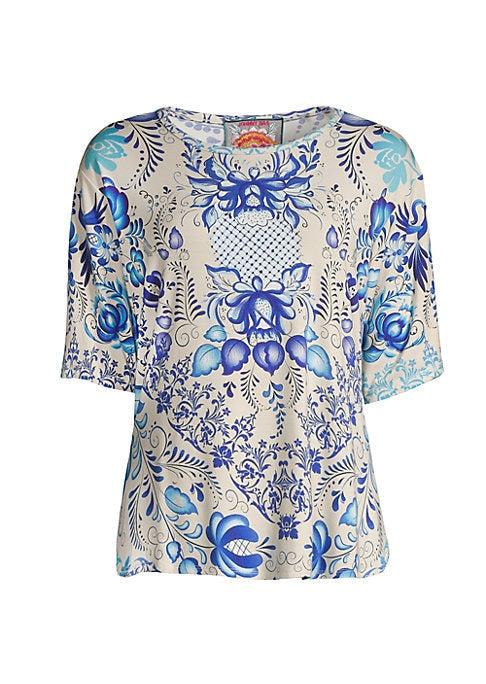 Floral Breeze Boxy Tee